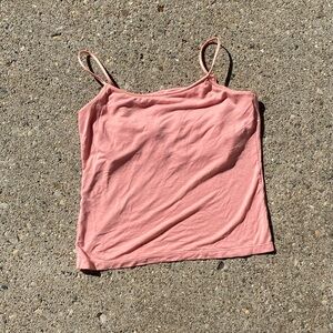 Tommy Bahamas peach pink tank top spaghetti strap